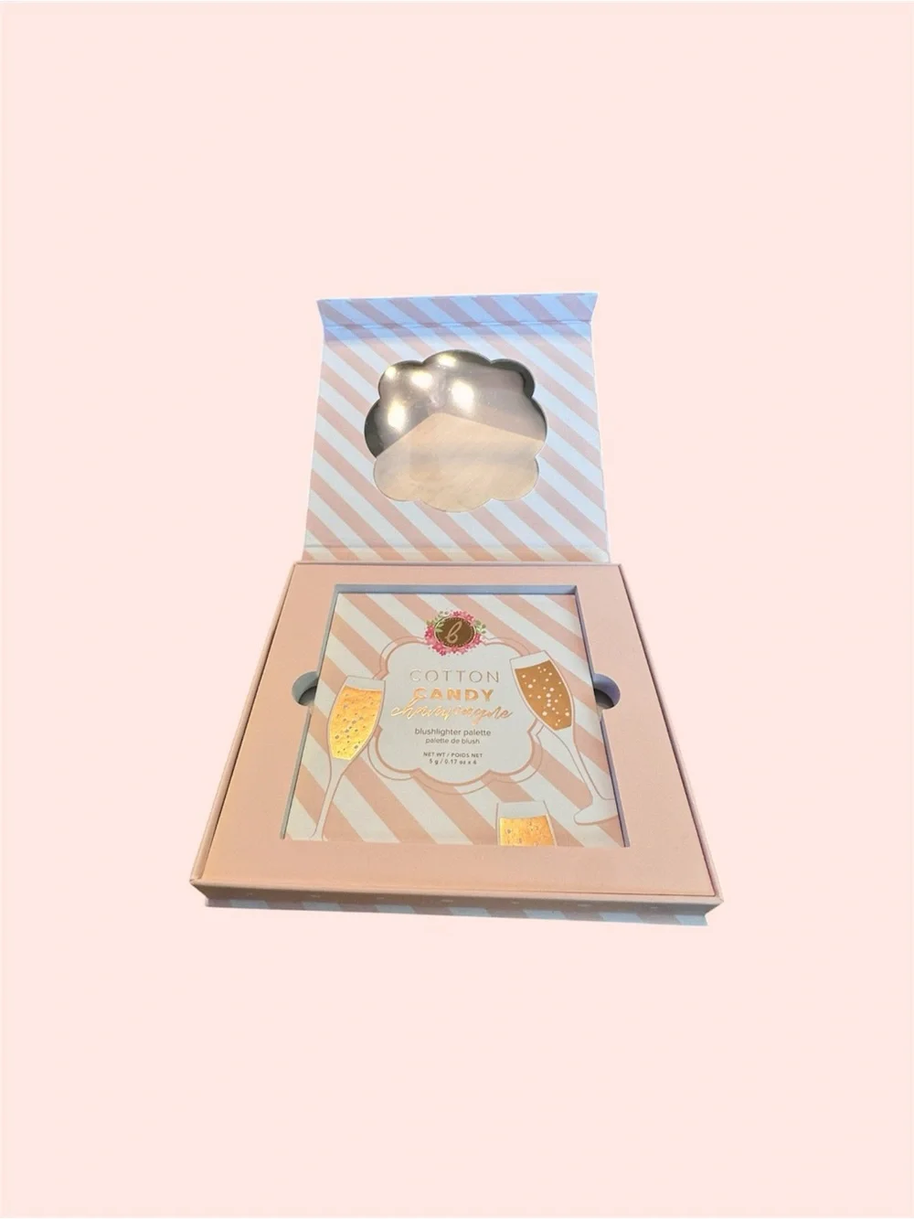 Beauty Bakerie Cotton Candy Champagne Blushlighter Palette 4 Shades